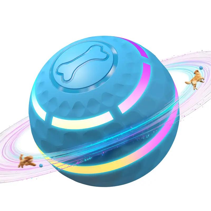 Apasiri Interactive Dog Toy, Shaky Ball Toy for Dogs, Vibrating & Automatic Moving Dog Ball, USB Rechargeable Interactive Training Toy, Durable Chew Ball for Small, Medium & Large Dogs and Cats, 3.15in / 3.74in