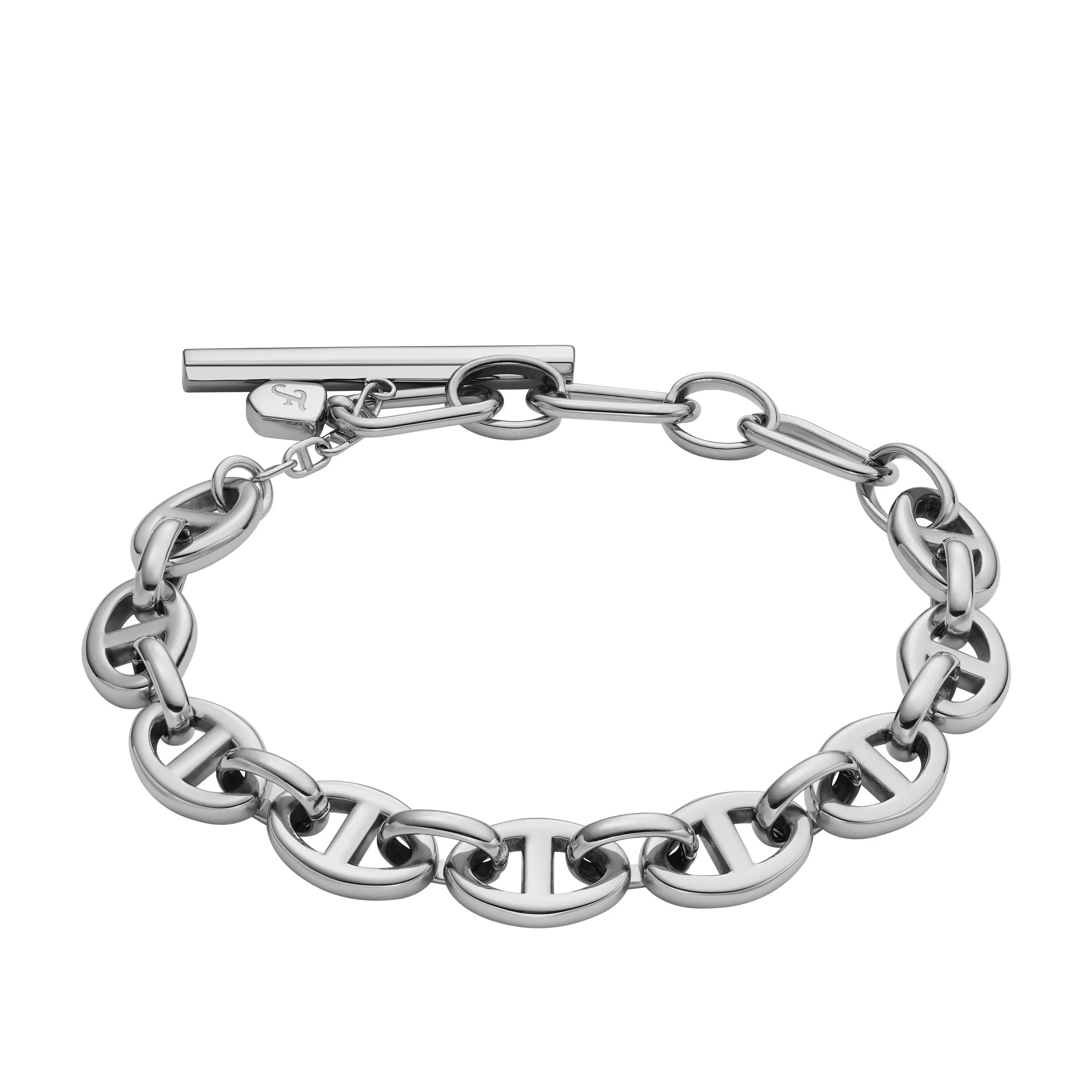 Fossil Women's Heritage D-Link Stainless Steel Chain Bracelet