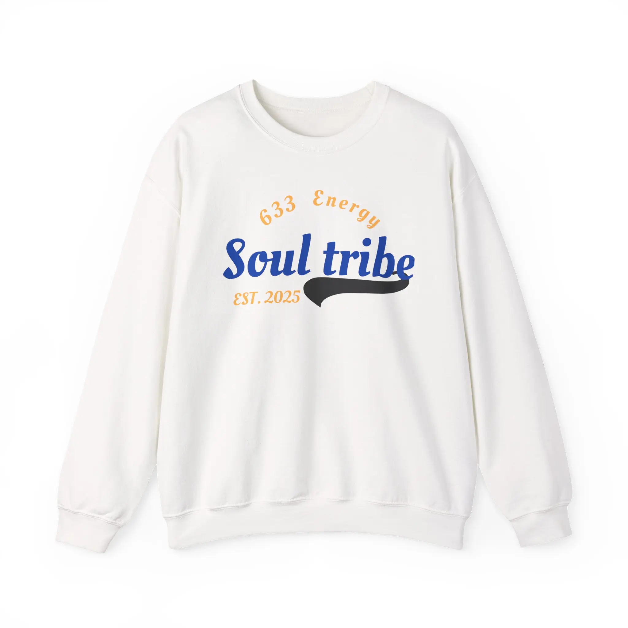 Soul Tribe Energy Sweatshirt | Cozy Unisex Crewneck for Spiritual Gatherings, Mindfulness, Gift Idea for Friends, Chill Vibes, Comfort Wear
