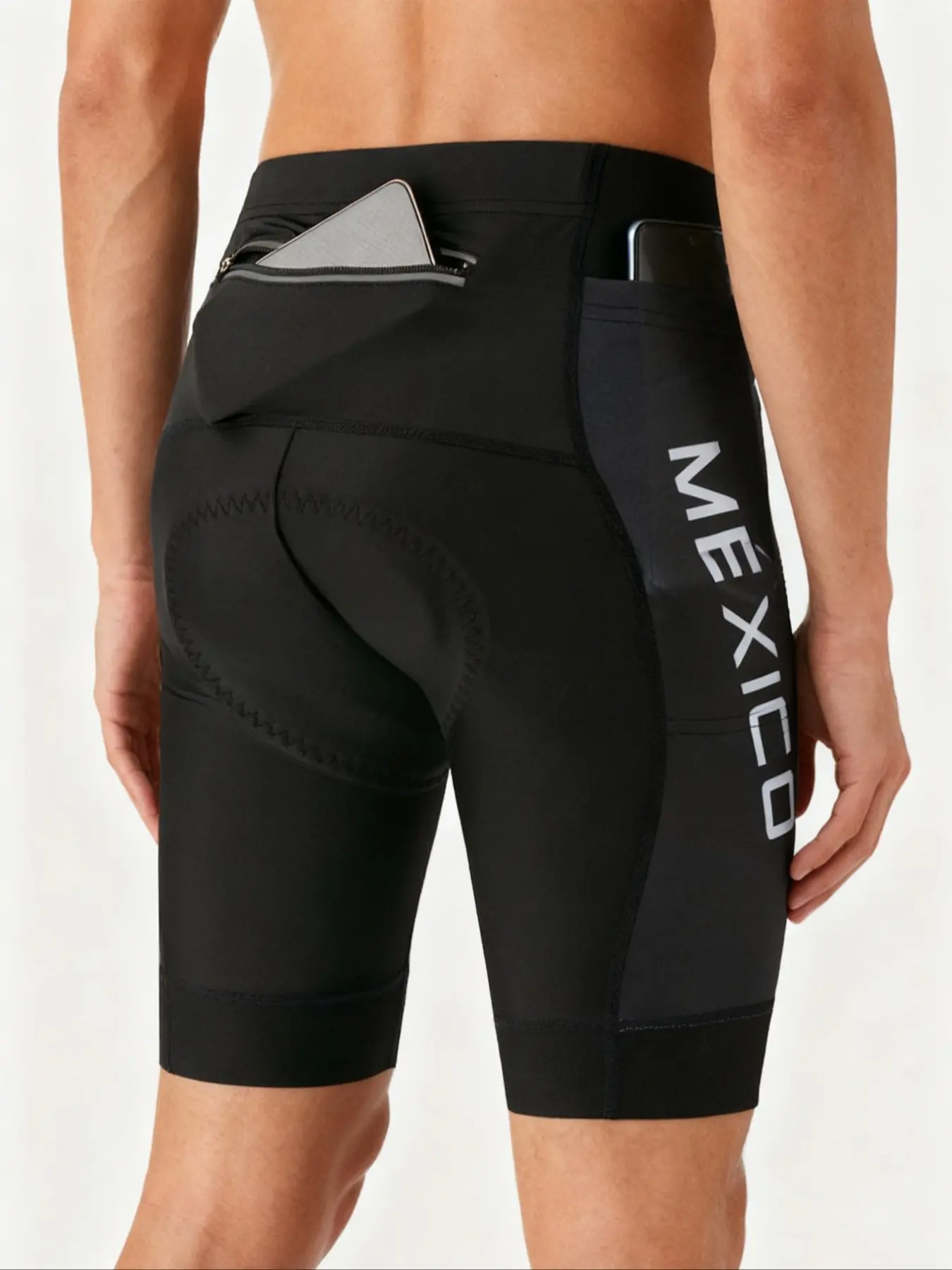 Men's 3D Stereo Cycling Shorts, Breathable Road Bike Shorts with Pockets, Elastic Bicycle Shorts for Comfort and Performance, Athleisure Style Bottoms