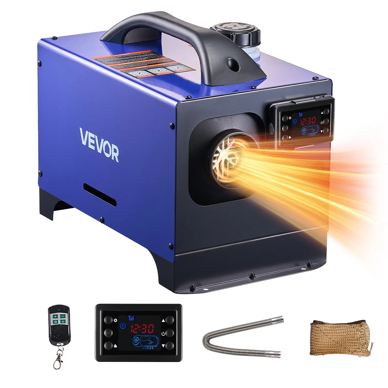 【Summerfinds】VEVOR Diesel Heater,All in One Portable Diesel Air Heater with Remote Control and LCD Display