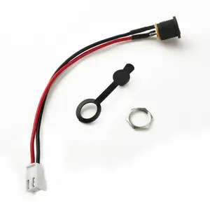 💓  Electric Scooter Charging Port DC5.5x2.1mm Charger Round Hole Socket