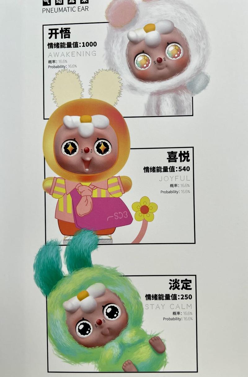 Shu dao san Moodeverse 400% Series Plush Blind Box