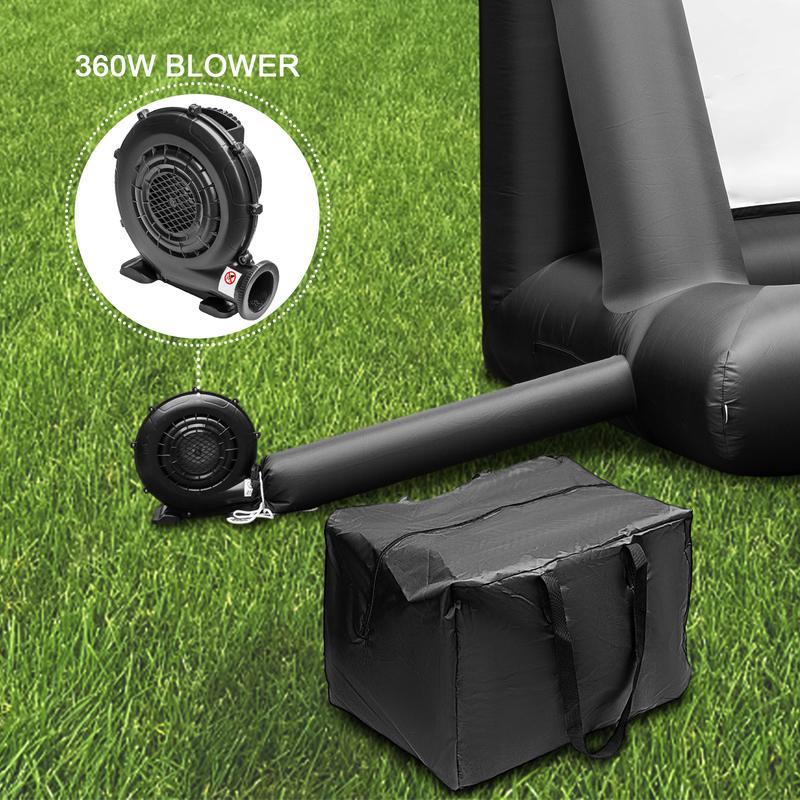 VEVOR Inflatable Movie Screen, Various specifications, Inflatable Projector Screen for outside with Air Blower Inflatable Screen,  Oxford Fabric Material Blow Up Screen for Outdoor Movie Supports Front/Rear Projection