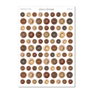 Wooden Buttons • Trinkets & Tidbits