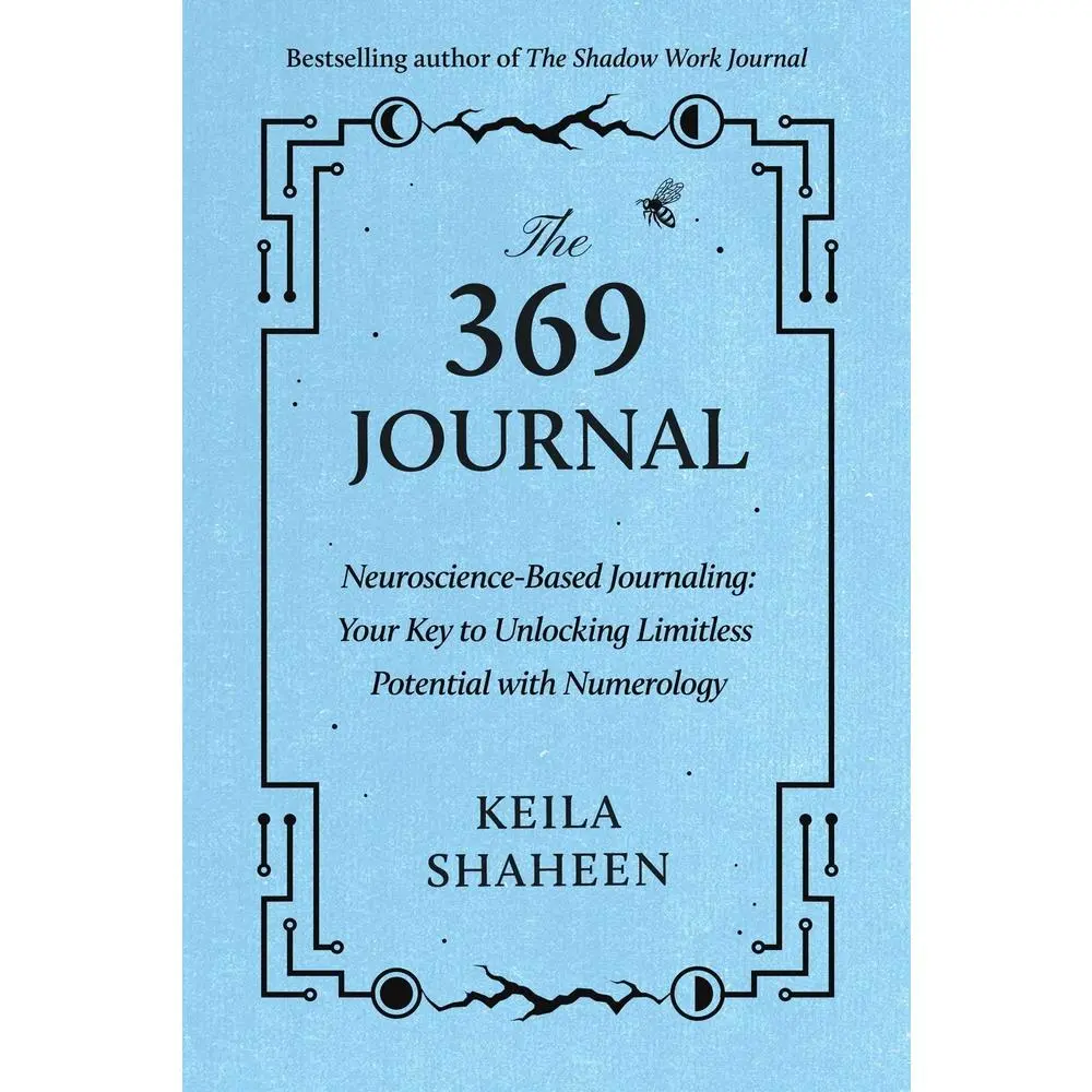 USED Book - The 369 Journal: Neuroscience-Based Journaling: Your Key to Unlocking Limitless Potential with Numerology by Shaheen, Keila (Paperback) - english