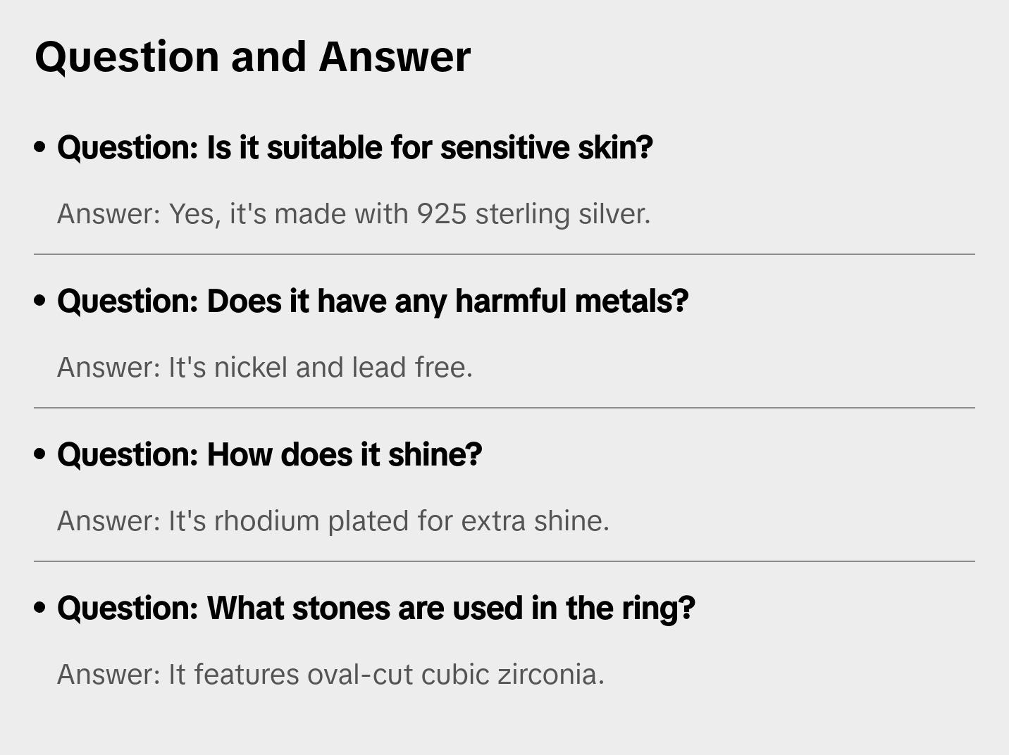 Dallas Oval Cut Eternity band