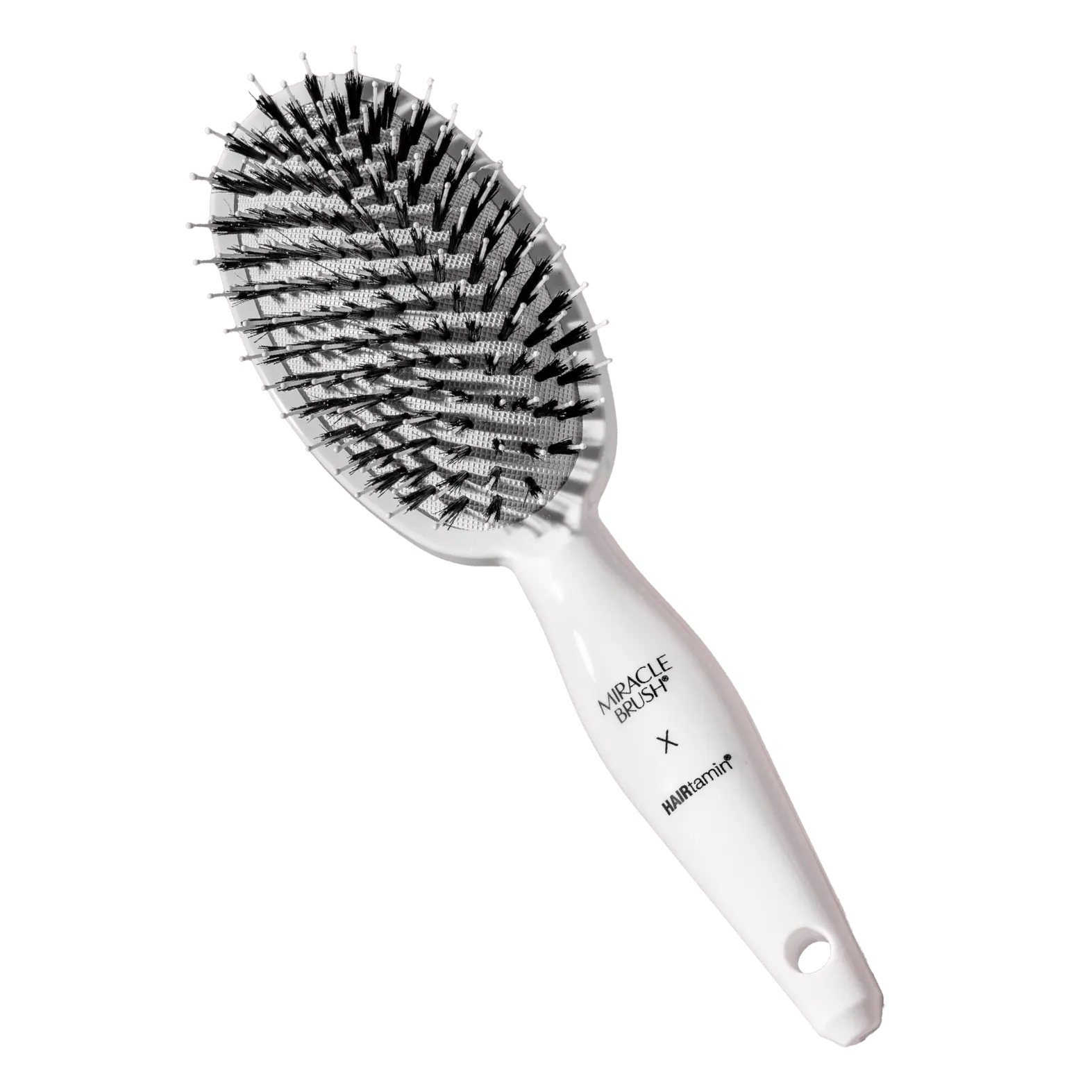 HAIRtamin Miracle Brush | Viral Boar Bristle Detangling Hair Brush for Smooth & Shiny Hair