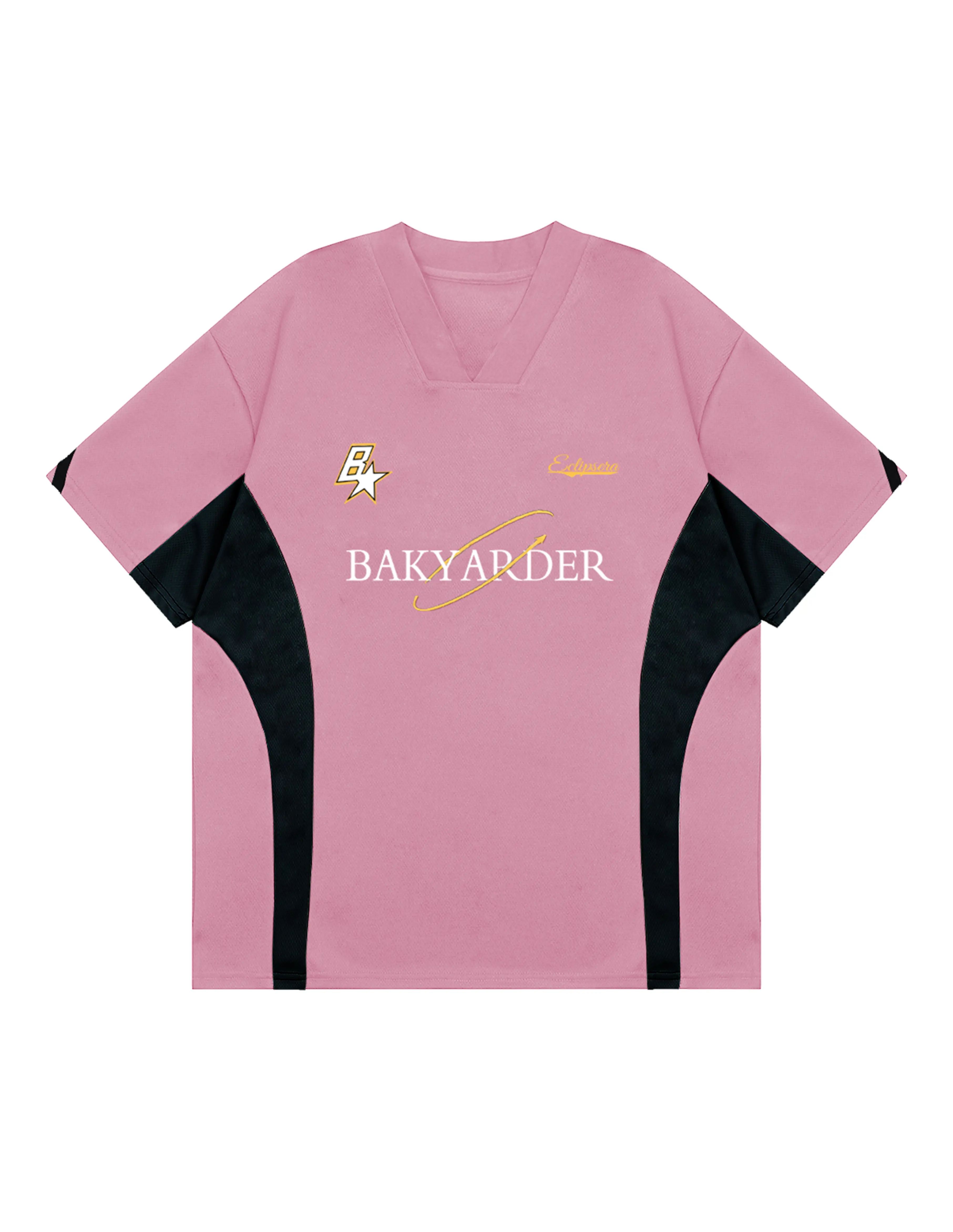 BAKYARDER 90s Vintage Jerseys Hip Hop Oversize Shirts Sports Casual Unisex Streetwear Tshirt