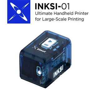 INKSI-01 Ultimate Handheld Printer | 1200 DPI High Resolution & Large Scale (7.3"x19.7") Printing on Any Surface | Wi-Fi/Bluetooth with 30-Day Standby | Image/Text/QR/Barcode Printing ｜ Christmas Gift