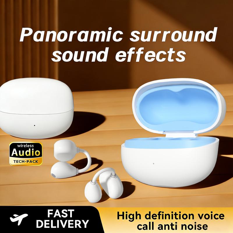 Wireless Earbuds, Bluetooth Headphones with Up to 38 Hours Battery Life, Charging Case Included, Noise Cancelling Sound Isolation Wear earphone call Headset smart ear stereo bass