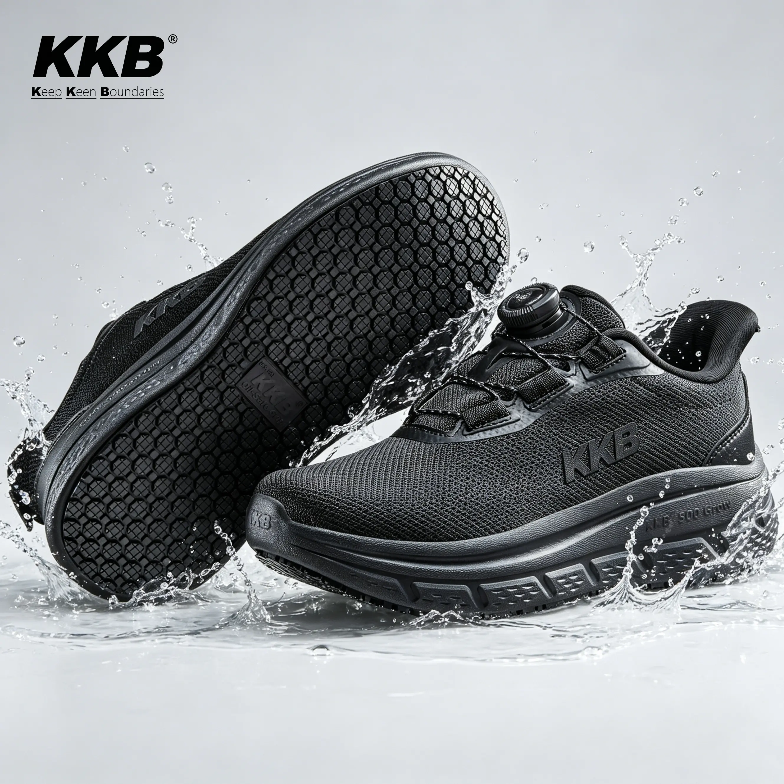 Women's Work Shoes, Lightweight & Water Resistant Slip-On Trainers, Non-Slip Footwear for Nursing and Food Service, Water Resistant Work Shoes, Lightweight Work Shoes