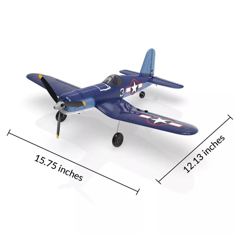 VolantexRC Mini F4U V2 EPP 400mm Wingspan 2.4G 4CH 6-Axis Gyro One Key Aerobatics XPilot Stabilization System RC Airplane Glider Warbird RTF for Beginner - Two batterries VolantexRC Mini F4U V2 EPP 400mm Wingspan 2.4G 4CH 6-Axis Gyro One Key Aerobatics XPilot Stabilization System RC Airplane Glider Warbird RTF for Beginner - Two batterries