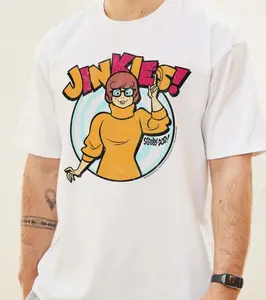Jinkies Scooby-Doo 2D T-Shirt, Nostalgia 2D Print T-Shirt, Cartoon Network Shirt, Gifts for Cartoon Fans #ScoobyDoooo #CartoonNetwork #NostalgiaCore #ScoobyDoo #GraphicTee #StreetwearUS
