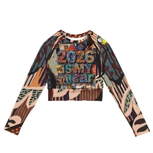 2026 Is My Year Women’s Long Sleeve Crop Top – Motivational Streetwear & Activewear | PHIM Movement