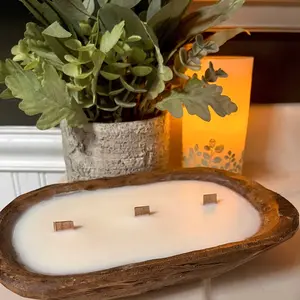 3 Wick Dough Bowl