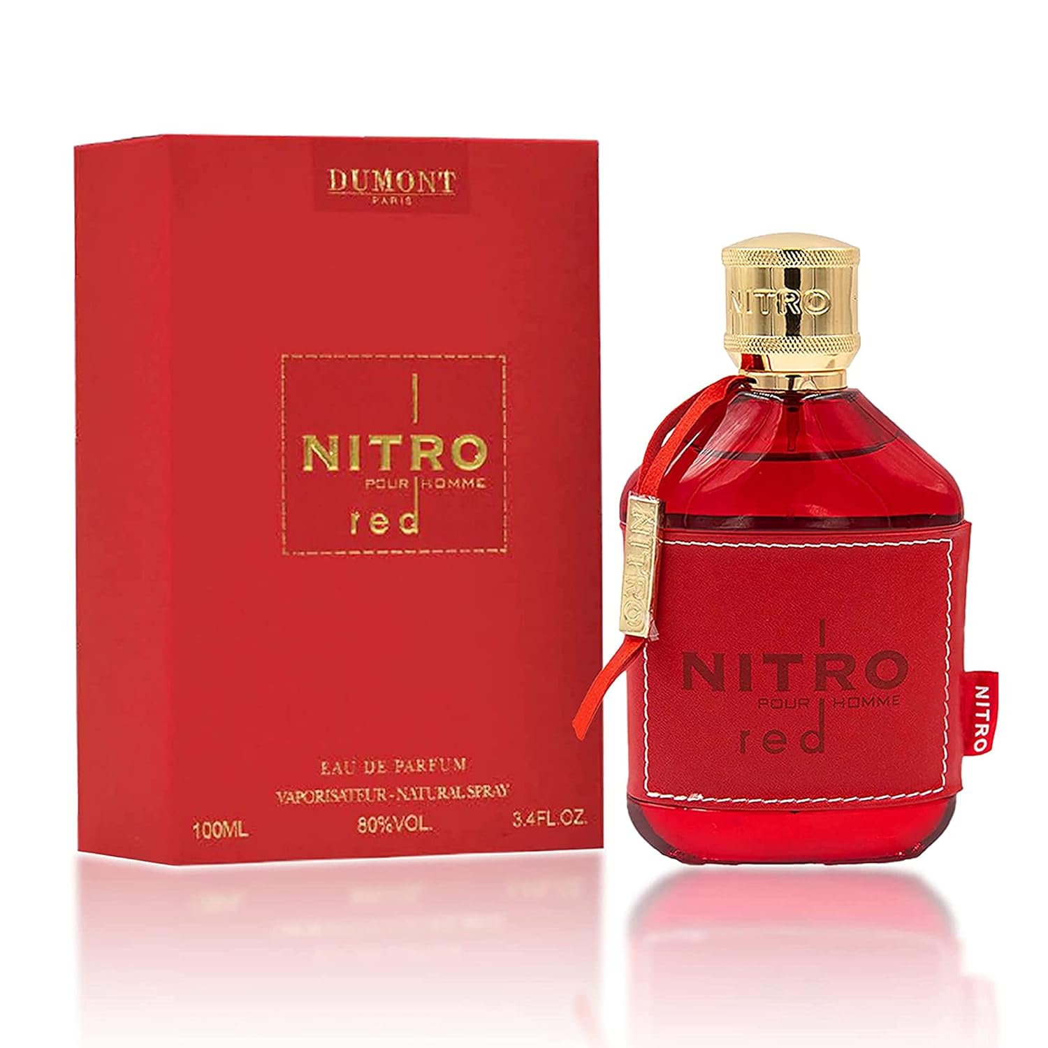 Dumont Nitro Red Eau De Parfum for Men 3.4 Oz - Fruit, Woody, Floral & Masculine Fragrance Dumont Nitro Red Eau De Parfum for Men 3.4 Oz - Fruit, Woody, Floral & Masculine Fragrance