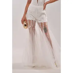 EYE FOR MY EYES ON YOUR MESH FLARE PANT