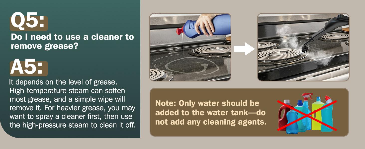 Phueut 1800W High-Pressure Steam Cleaner with 1.5L Tank & 28 Attachments for Home Multipurpose Floor Cleaning Chemical-Free Heavy-Duty Steamer