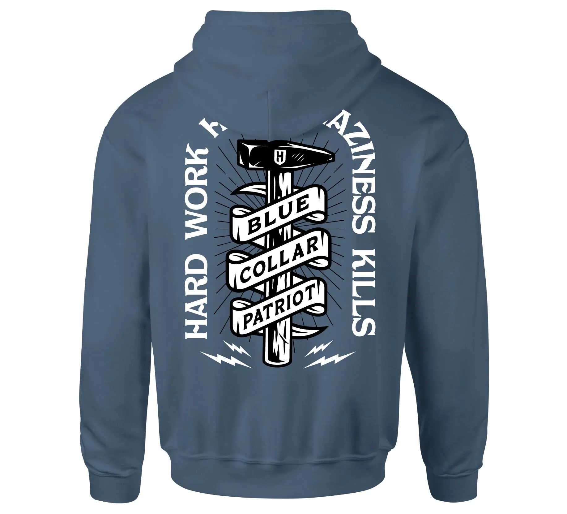 Howitzer Clothing Men's Cotton Fleece Pull-On Casual Hoodie - Authentic Howitzer Branding, Graphic Slammer Design, Cotton Blend Fabric, Kangaroo Pocket, Ribbed Cuffs, Everyday Utility