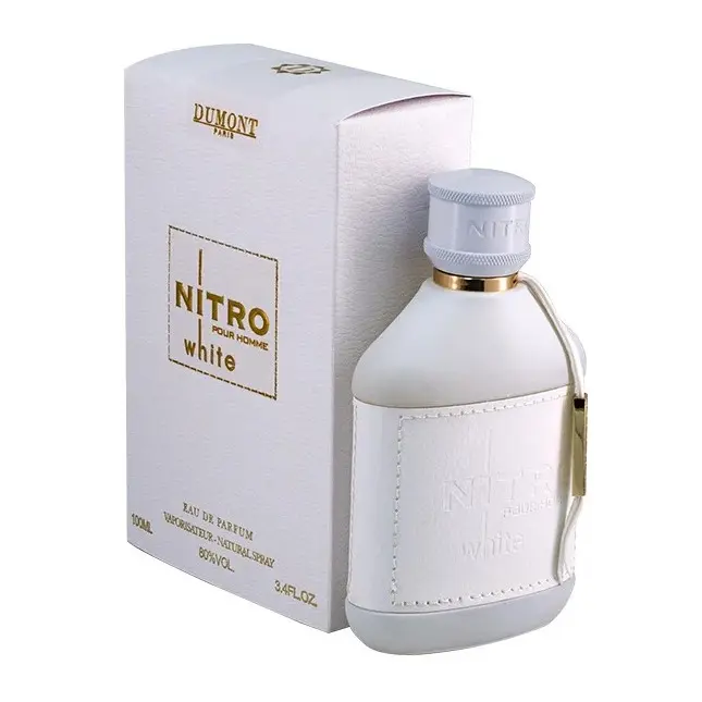 Dumont Nitro White EDP Cologne Spray, Long Lasting Woody Amber Fragrance for Men with Juniper Berries & Cypress Iris, 3.4 fl oz, Single Item, Musk, Edp Spray