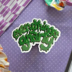 Everything's Gnarly inspired by Katseye Gnarly vinyl waterproof sticker kpop sticker
