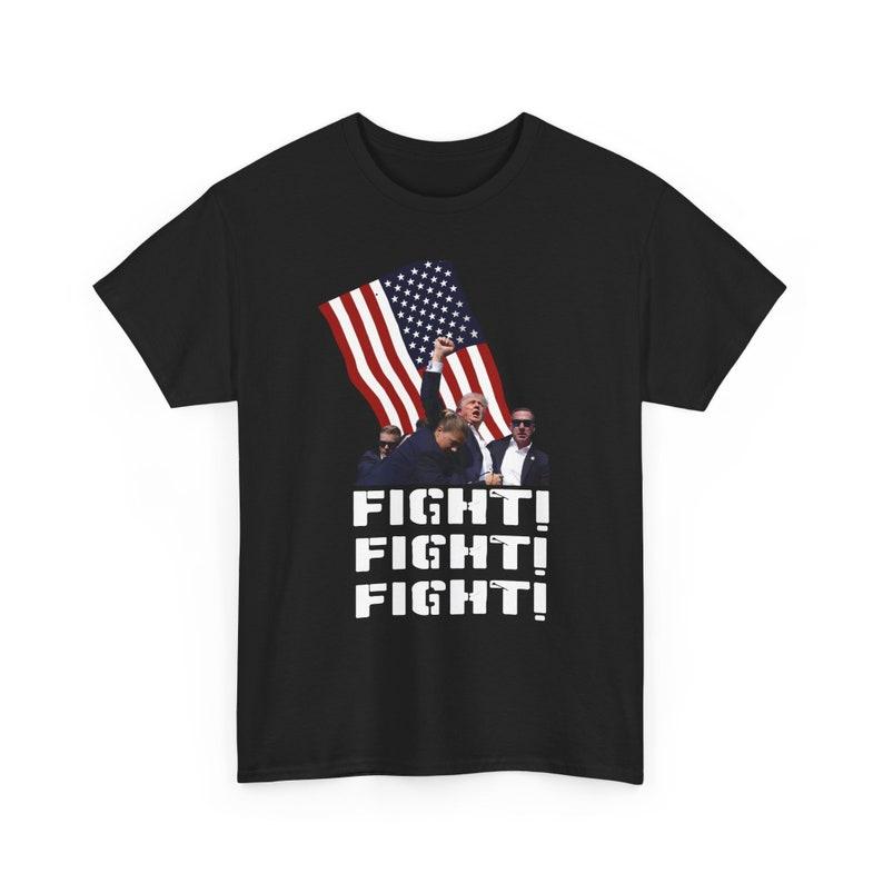 Trump 2024 T-shirt, Trump Assassination Shirt Design, Trump Supporter, Republican Shirt, I stand with Trump, Trump Fight, etro 90s Music Concert Tee, Trending Clothes, High Quality, Sport, Gift For Fan, Street Style, Many Colors Size S To XL, tiktok shop