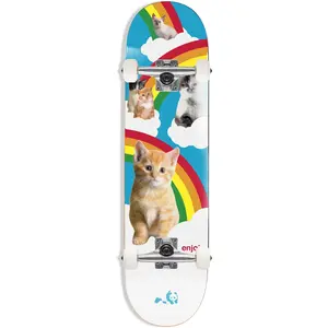 Enjoi Skateboard Complete Kitten Dreams Soft Top Mini 7.25" Assembled