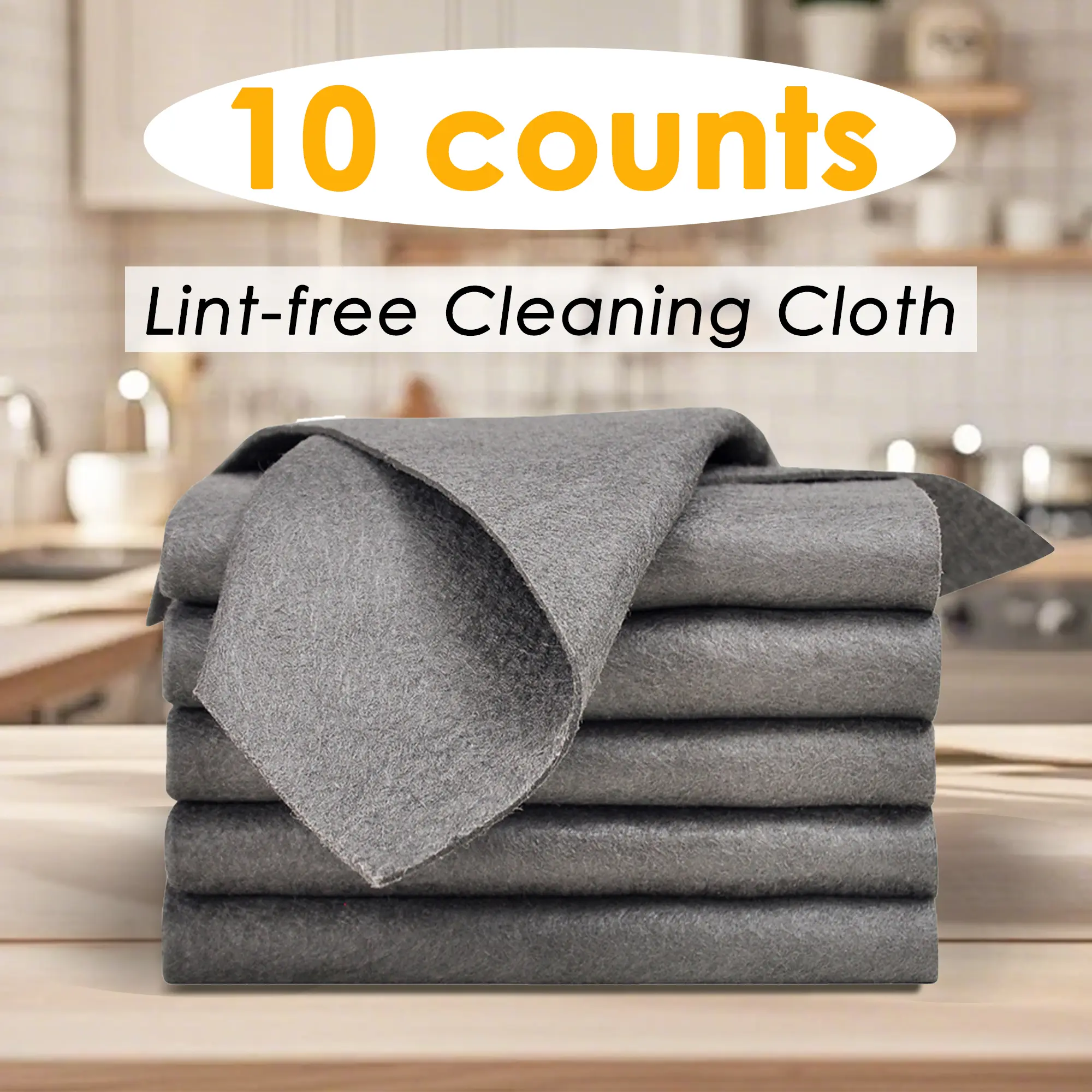 10 Counts Thickened Magic Cleaning Cloth, Reusable Microfiber Magical Cleaning Rags, Wiping things cleaner, Microfiber Cleaning Cloth for Window, Mirror and Cars