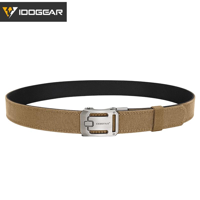 IDOGEAR 1.5" Ratchet Nylon Belt with Adjustable Metal Buckle Tactica Quick-Release Reinforce CCW Belt 3447 SpringStatements