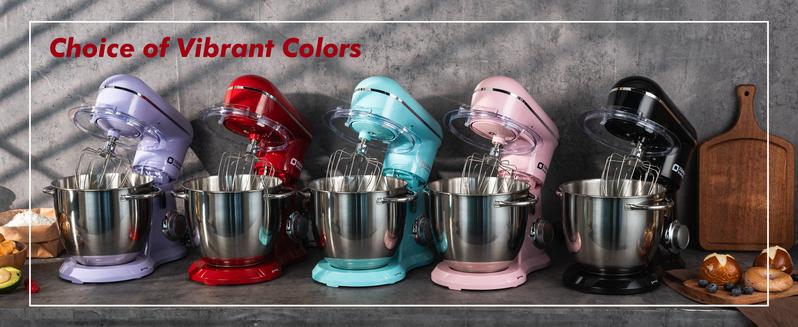 Kitchen in the box Stand Mixer, 6.5QT 10-Speed Tilt-Head Electric Stand Mixer, 3-In-1 Kitchen Mixer with Bowl, Dough Hook, Whisk and Beater, Food Mixer for Baking, Cake and Most Home Cooks