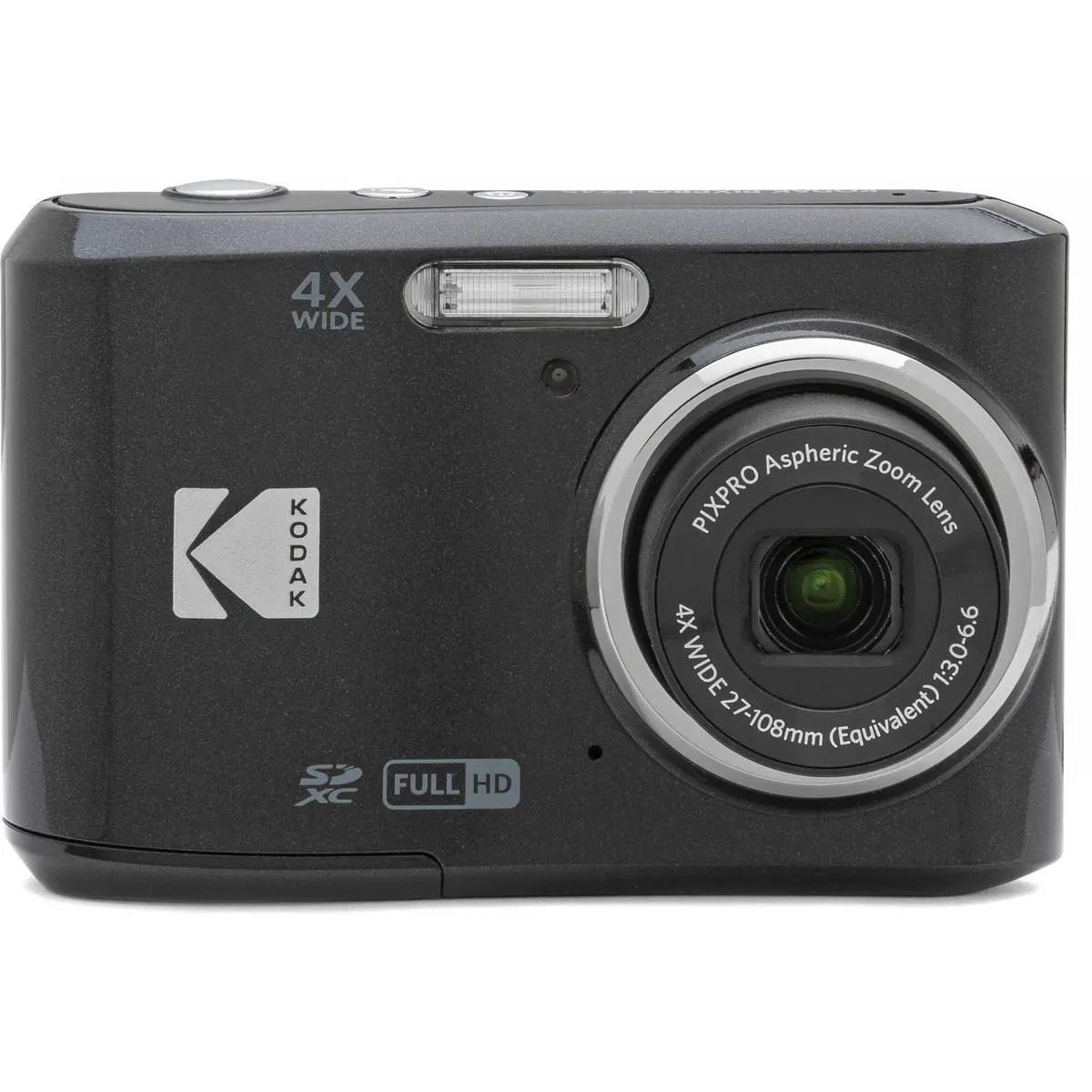 Kodak PIXPRO FZ45 Friendly Zoom Point & Shoot Digital Camera - 16MP, Full HD, LCD Screen, Pocket Camera, for Adults, Wildlife Photography, Includes Batteries, Black