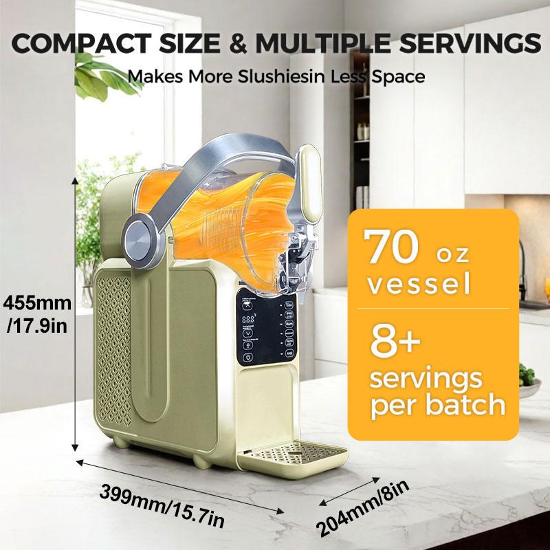 GSEICE 3L Slushy Machine Big Capacity for Easy Slushie Multi-Preset Soft Serve Slushie Machine Automatic Professional Frozen Drink Maker Slushie machine Slush Machine for Sale