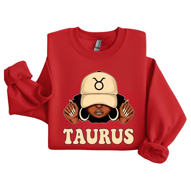 [Full 12 Zodiac] Zodiac Vibes Sweatshirt – Mixed Texture Hat Graphic, Complete Horoscope Collection with Bold Patterned Text, Unisex Astrology Gift for Men & Women