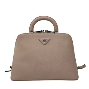 Pre-owned PRADA leather Backpacks Promenade Backpack Saffiano Small