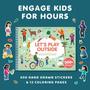 Let's Play Outside Sticker Book