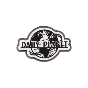 DC Studios Superman Daily Planet Black-and-White Logo Enamel Pin