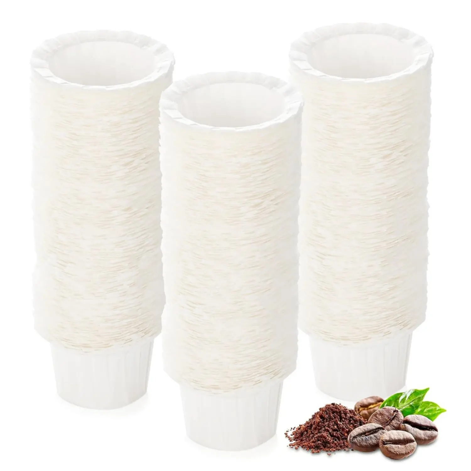 300Pcs Disposable Paper Coffee Filters K Cup Paper Filters Compatible for Keurig Single Brewer Reusable Cups, K-Cup Coffee Pods, Compatible for Keurig Single Serve Filter - Home Improvement.