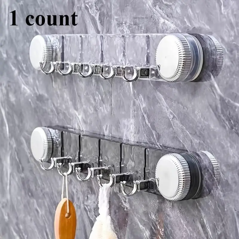 Wall-Mounted Bathroom Shower Towel Hook, 1 Pc Modern Removable Hook for Bathroom & Door, Home Organizer Supplies