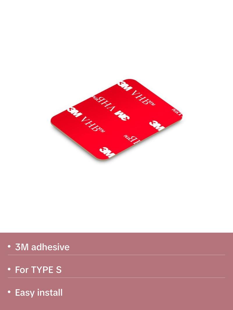 TYPE S 360 Dashcam 3M Adhesive Tape