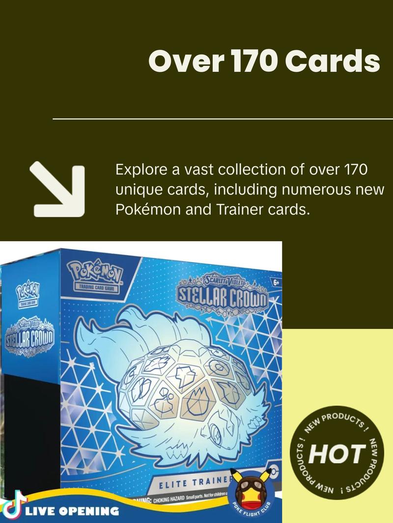 Pokemon English SV07 Stellar Crown Booster CARDS LIVE OPENING