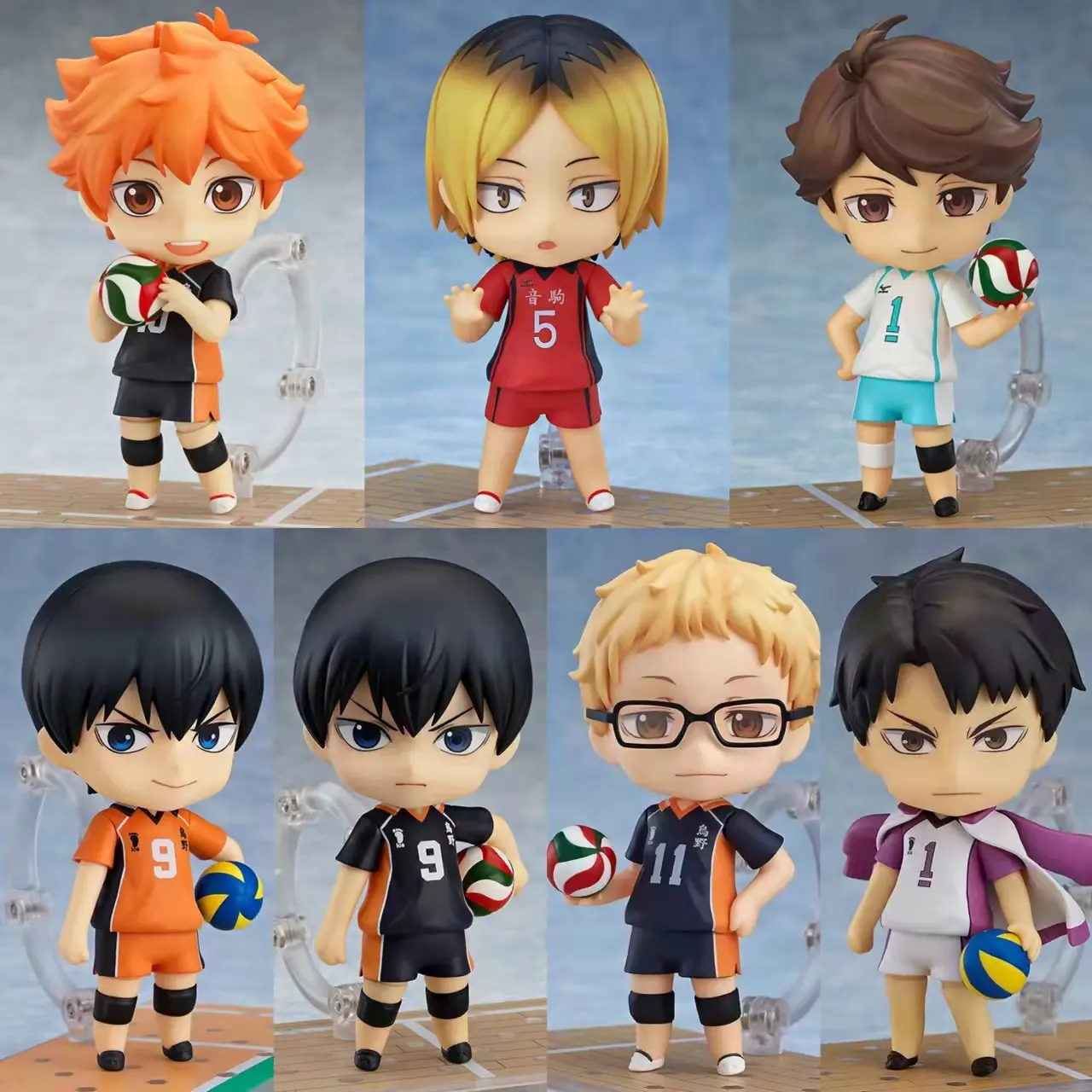 8 TYPES Haikyuu Hinata Shoyo 1411 Anime Figure Shoyo Hinata Haikyu Action Figures Children PVC 605 616 789 563 489 461