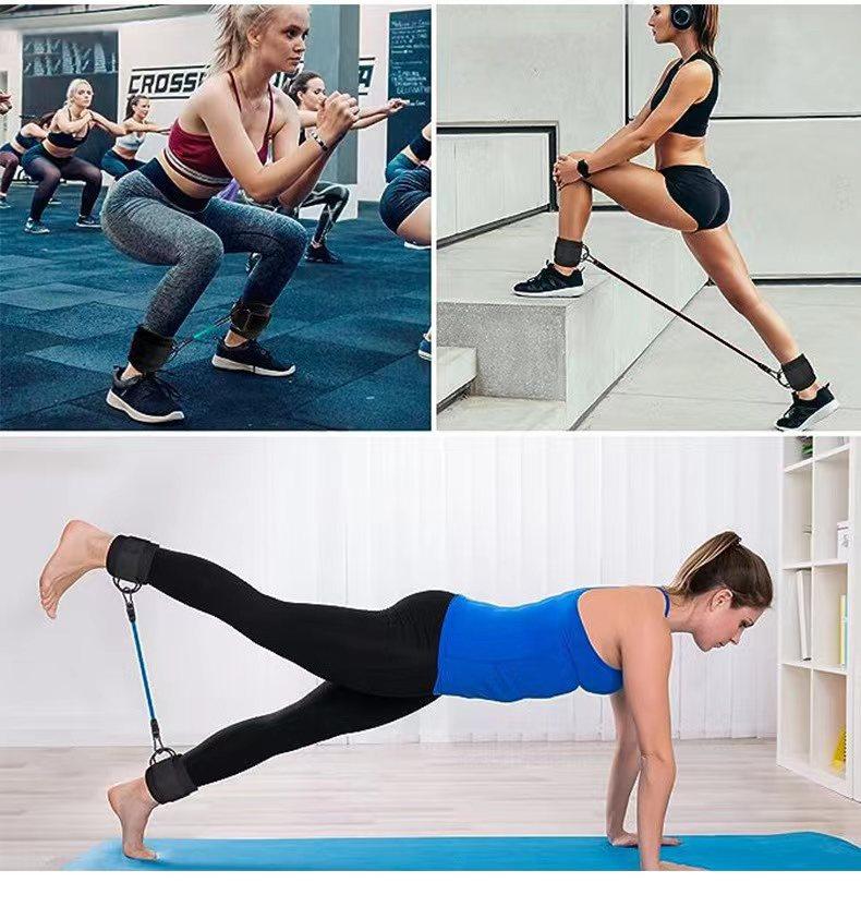 Ankle Strap Resistance Bands Hip Leg Strength Pull Rope Fitness Elastic Training Home Yoga Pilate Crossfit Workout Gym Equipment Ankle Strap Resistance Bands Hip Leg Strength Pull Rope Fitness Elastic Training Home Yoga Pilate Crossfit Workout Gym Equipment