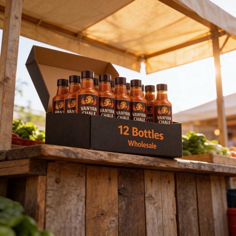 Vanyan Chale Pake 12 Hot Sauce Pepper - 12 Bottles of Spicy Flavor for Your Meals