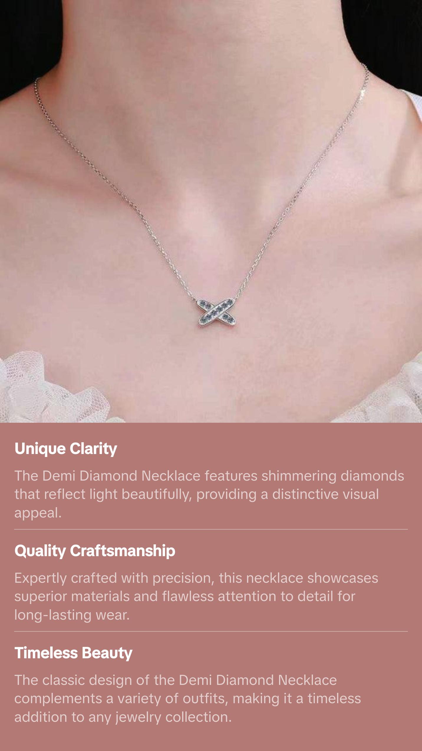 Demi Diamond Necklace