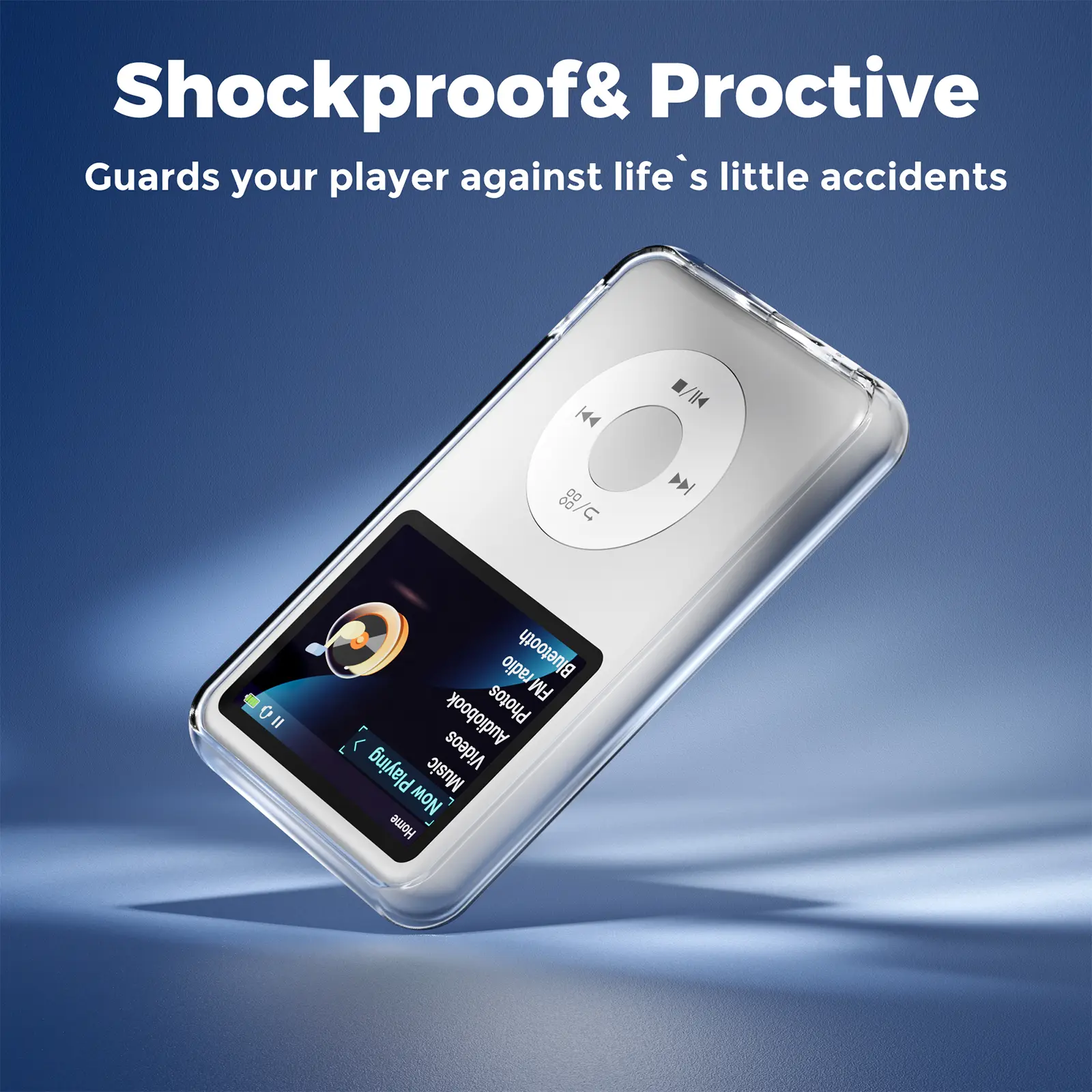 Innioasis Y1 Mp3 Player Case Clear Shockproof Protection