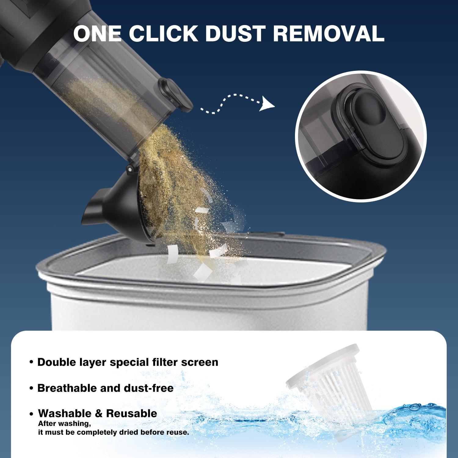 Car Vacuum Cleaner, 4 in 1 Portable Vacuum Cleaner & Air Duster, 16000Pa Brushless Motor Handheld Vacuum Cordless with 2000mAh Battery, LED Light, Multi-Nozzles for Car, Home, Office, Keyboards Car Vacuum Cleaner, 4 in 1 Portable Vacuum Cleaner & Air Duster, 16000Pa Brushless Motor Handheld Vacuum Cordless with 2000mAh Battery, LED Light, Multi-Nozzles for Car, Home, Office, Keyboards