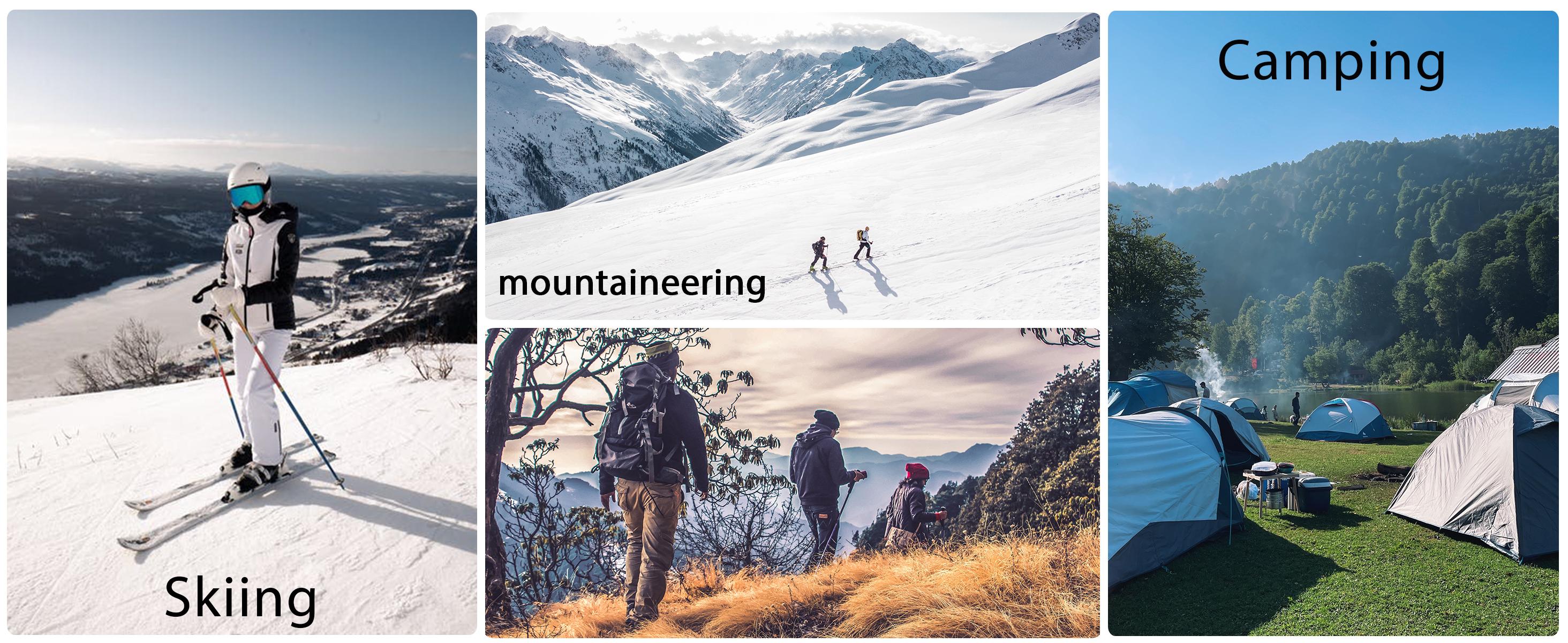 Women's Waterproof Ski Jacket Warm Winter Snow Coat Mountain Windbreaker Hooded Raincoat Jacket