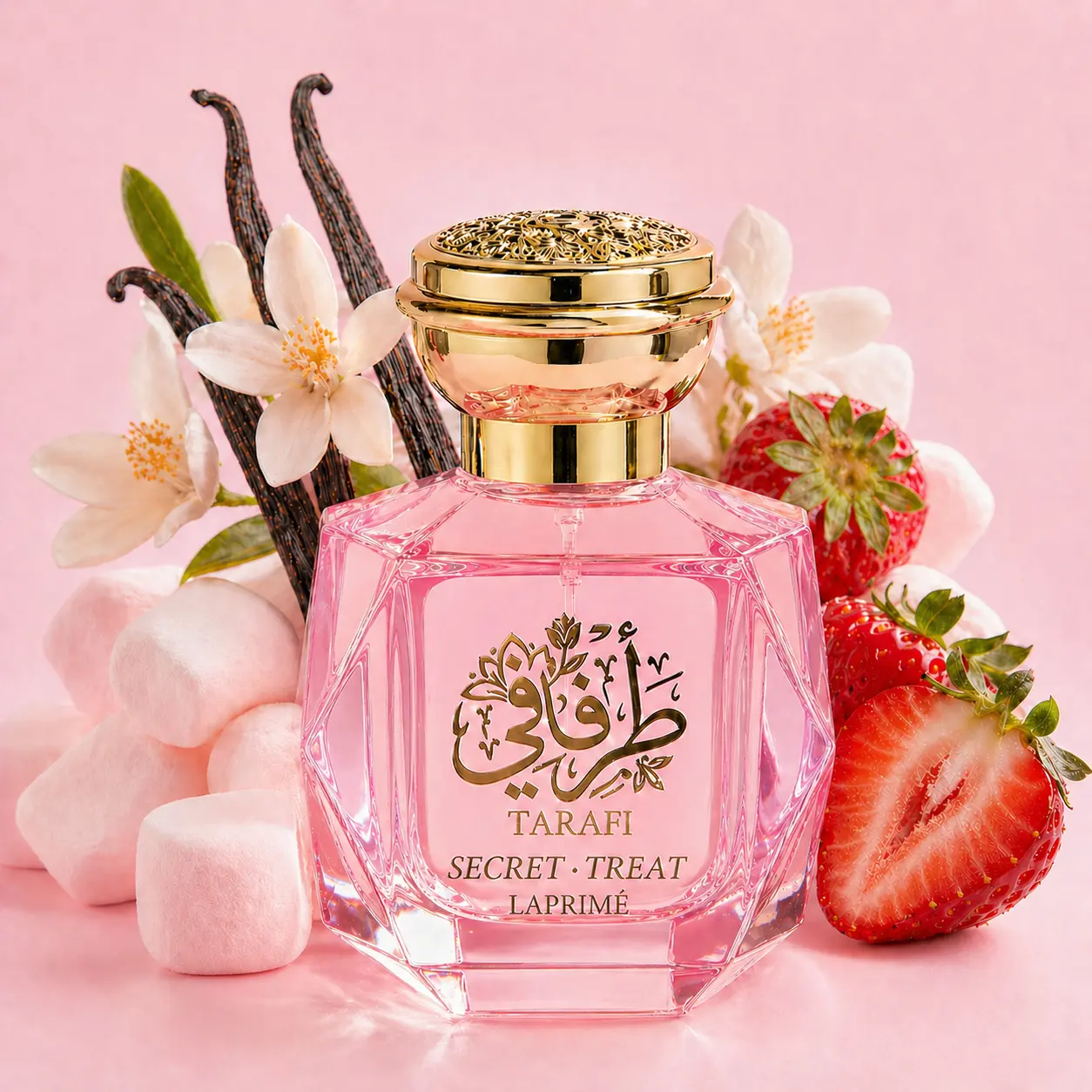 Tarafi SECRET TREAT Eau de Parfum 100ml (3.4 oz) | Marshmallow, Vanilla, Creamy, Viral Gourmet Perfume | Long Lasting Perfume for Women Gifts
