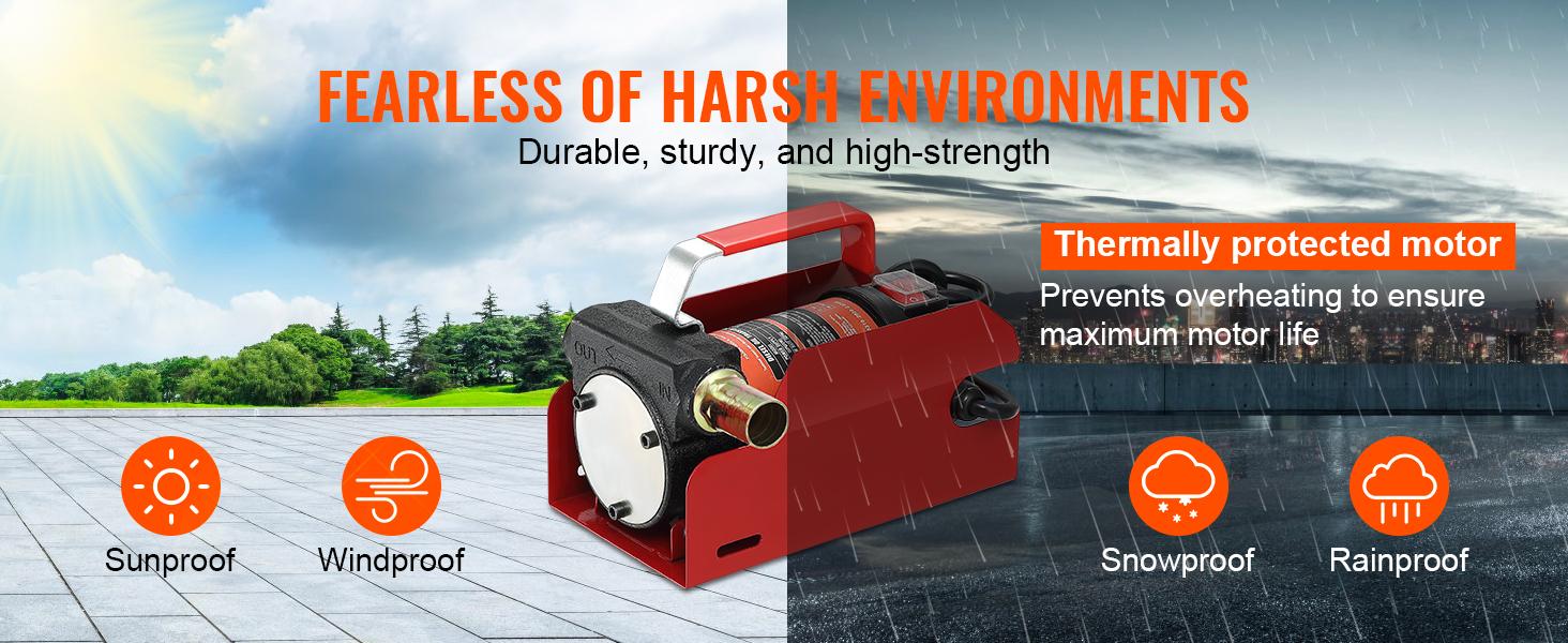 VEVOR Diesel Fuel Transfer Pump Kit, TikTokShopBlackFriday,10 GPM 12V DC Portable Electric Self-Priming Fuel Transfer Extractor Pump Kit with Automatic Shut-off Nozzle Hose for Diesel, Kerosene, Machine, Transformer Oil